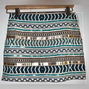 Zara Sequin Skirt Size XS